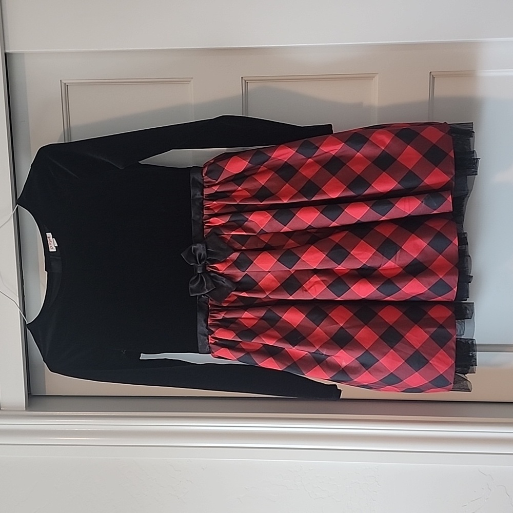 Girls,Cat&Jack, party dress, black and red, size XL